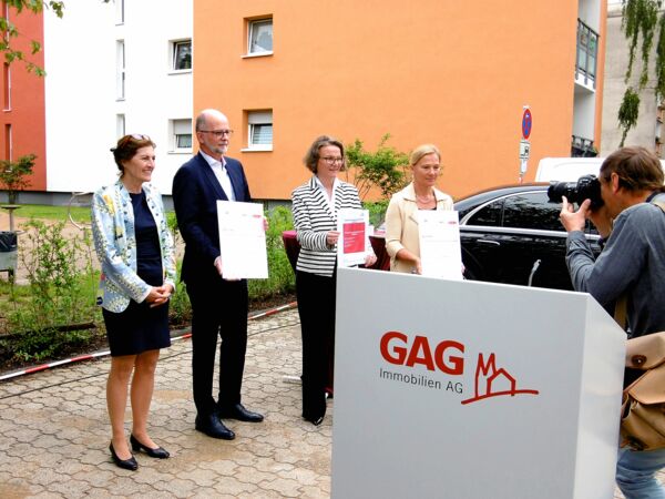 Zertifikatsverleihung „Generationengerechtes Wohnen im Quartier” (© B. Jantz/Netzwerk e.V.)